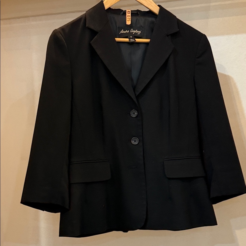 Amanda Uprichard Black Blazer